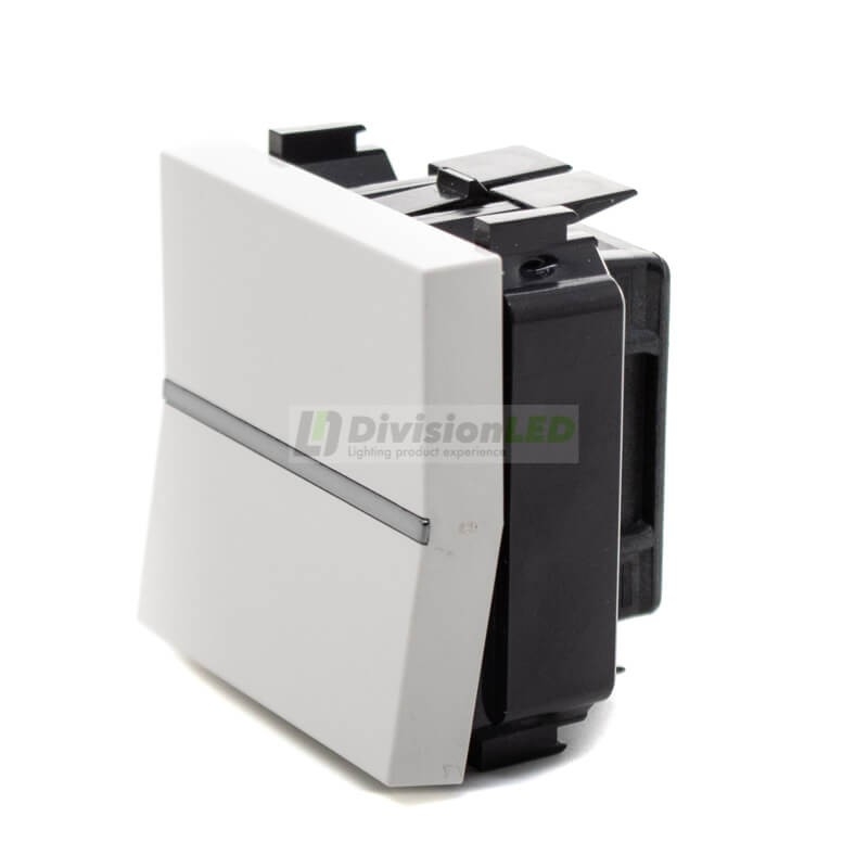 Cruzamiento Niessen Zenit N2210 BL módulo ancho blanco