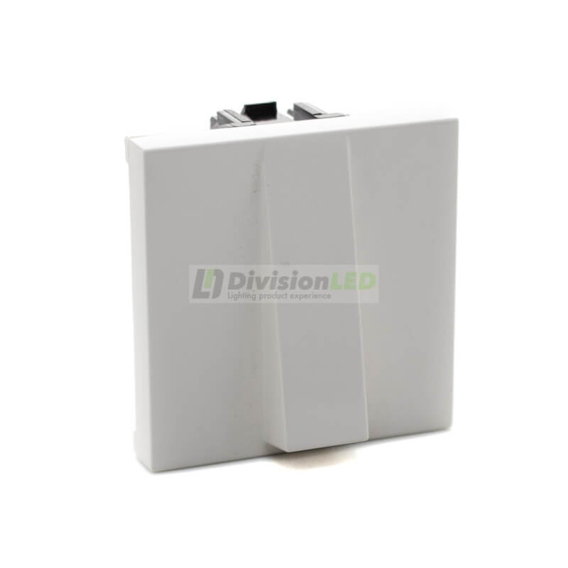 Salida de cables Niessen Zenit N2207 BL módulo ancho blanco