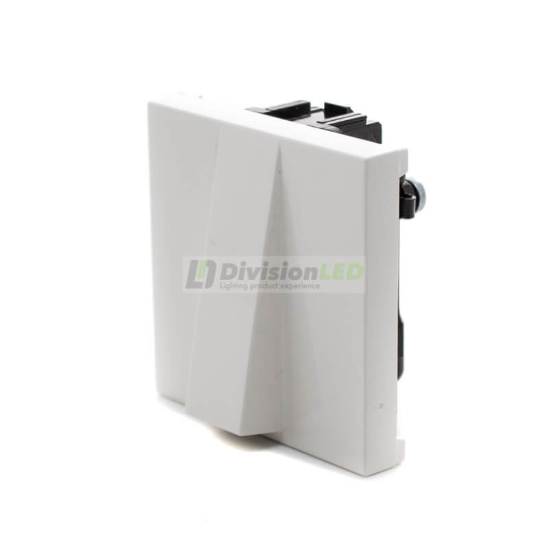 Salida de cables Niessen Zenit N2207 BL módulo ancho blanco