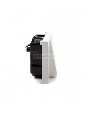 Salida de cables Niessen Zenit N2207 BL módulo ancho blanco