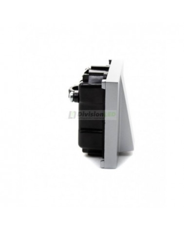 Niessen Zenit N2207 PL Salida de cables módulo ancho plata