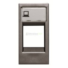 Niessen Zenit N2118.1 AN Tapa conector RJ45 módulo estrecho antracita