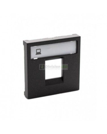 Niessen Zenit N2218.1 AN Tapa conector RJ45 módulo ancho antracita