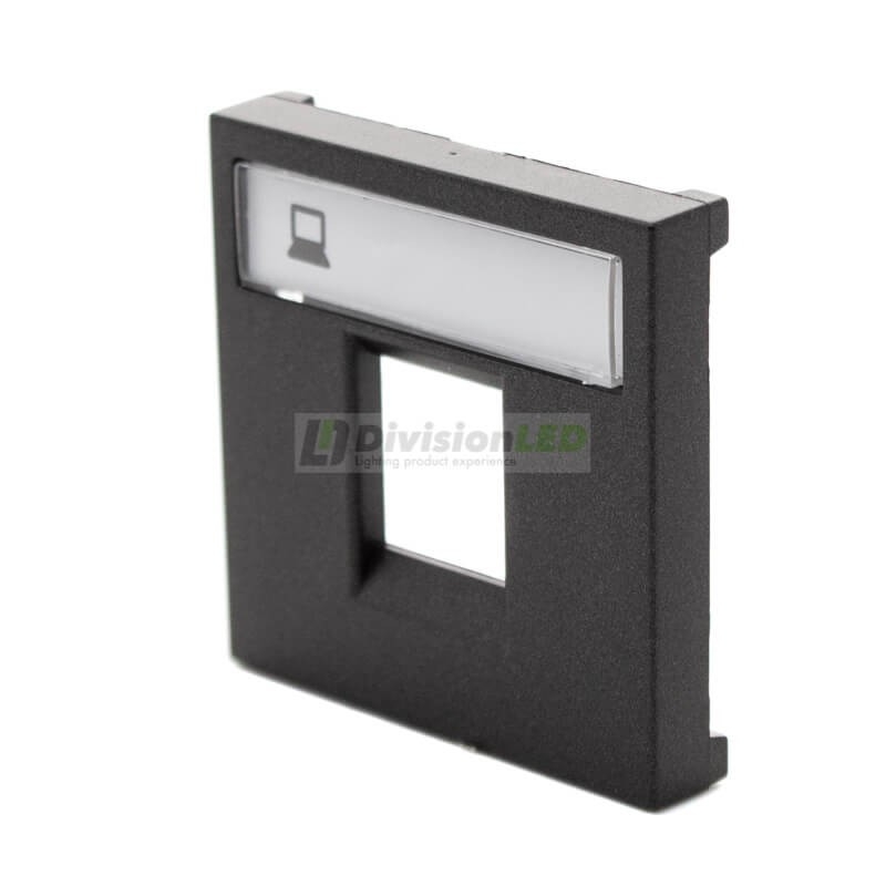 Niessen Zenit N2218.1 AN Tapa conector RJ45 módulo ancho antracita