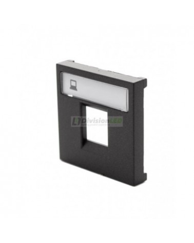 Niessen Zenit N2218.1 AN Tapa conector RJ45 módulo ancho antracita