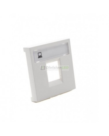 Niessen Zenit N2218.1 BL Tapa conector RJ45 módulo ancho blanco