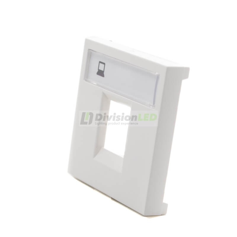 Niessen Zenit N2218.1 BL Tapa conector RJ45 módulo ancho blanco