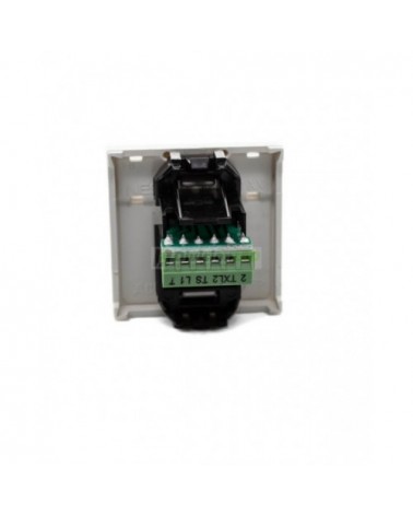 Toma telefónica Niessen Zenit N2217.6 BL 6 contactos RJ12 módulo ancho blanco