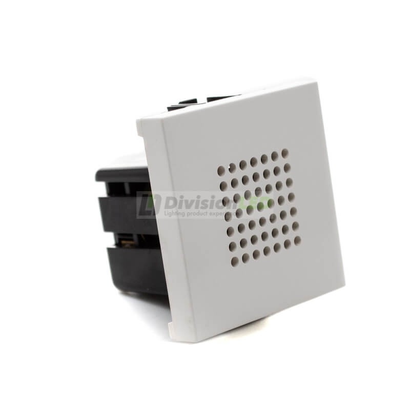 Zumbador Niessen Zenit N2219 BL módulo ancho blanco