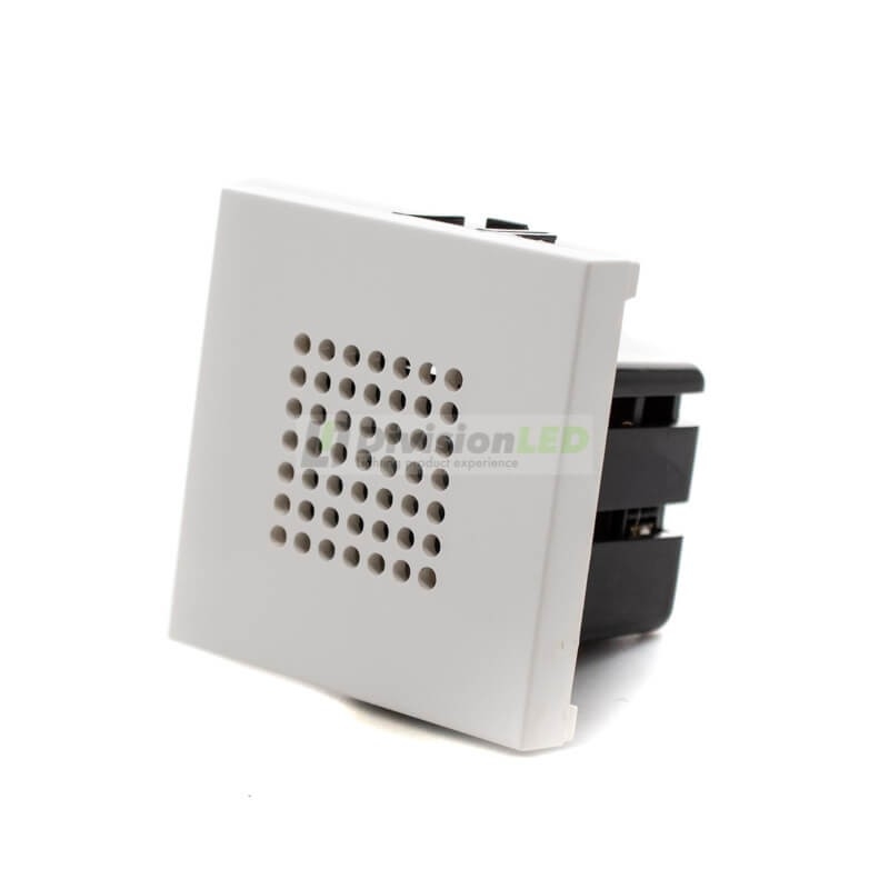 Zumbador Niessen Zenit N2219 BL módulo ancho blanco