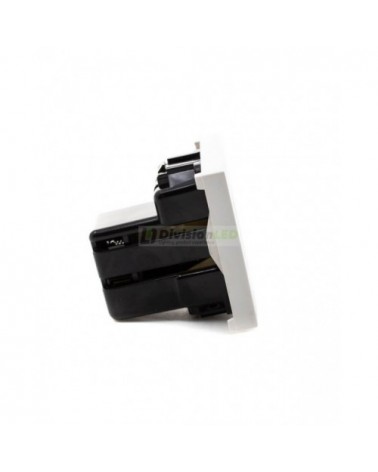 Zumbador Niessen Zenit N2219 BL módulo ancho blanco