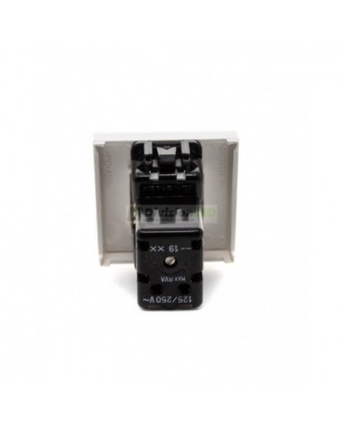 Zumbador Niessen Zenit N2219 BL módulo ancho blanco