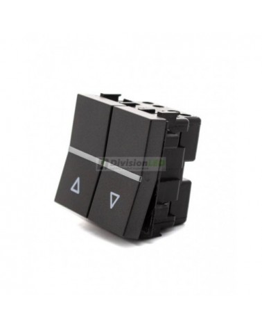 Doble pulsador persianas Niessen Zenit N2244 AN módulo ancho antracita