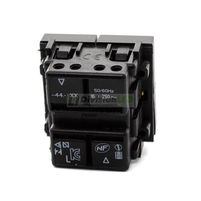 Doble pulsador persianas Niessen Zenit N2244 AN módulo ancho antracita