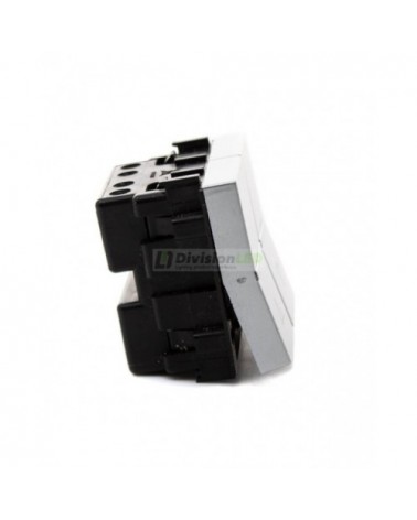 Niessen Zenit N2244 PL Doble pulsador persianas módulo ancho plata