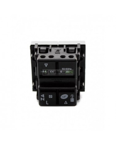 Niessen Zenit N2244 PL Doble pulsador persianas módulo ancho plata