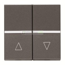 Niessen Zenit N2244.1 AN Doble interruptor persianas módulo ancho antracita