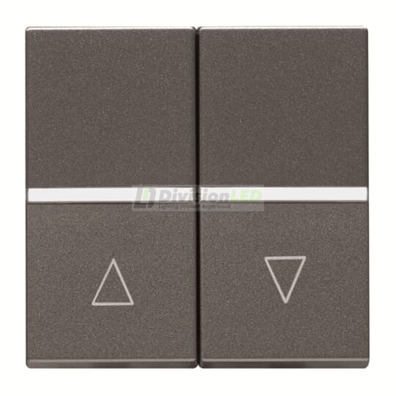 Niessen Zenit N2244.1 AN Doble interruptor persianas módulo ancho antracita