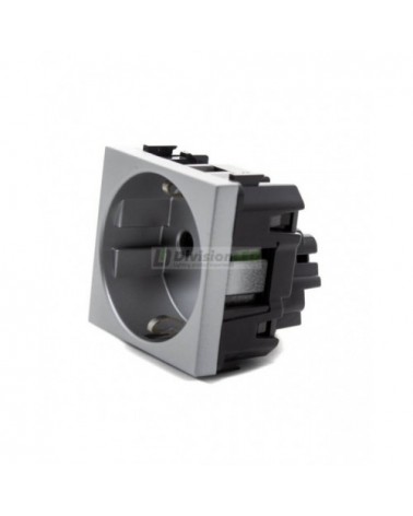 Niessen Zenit N2288 PL Base enchufe schuko 2P+TT plata