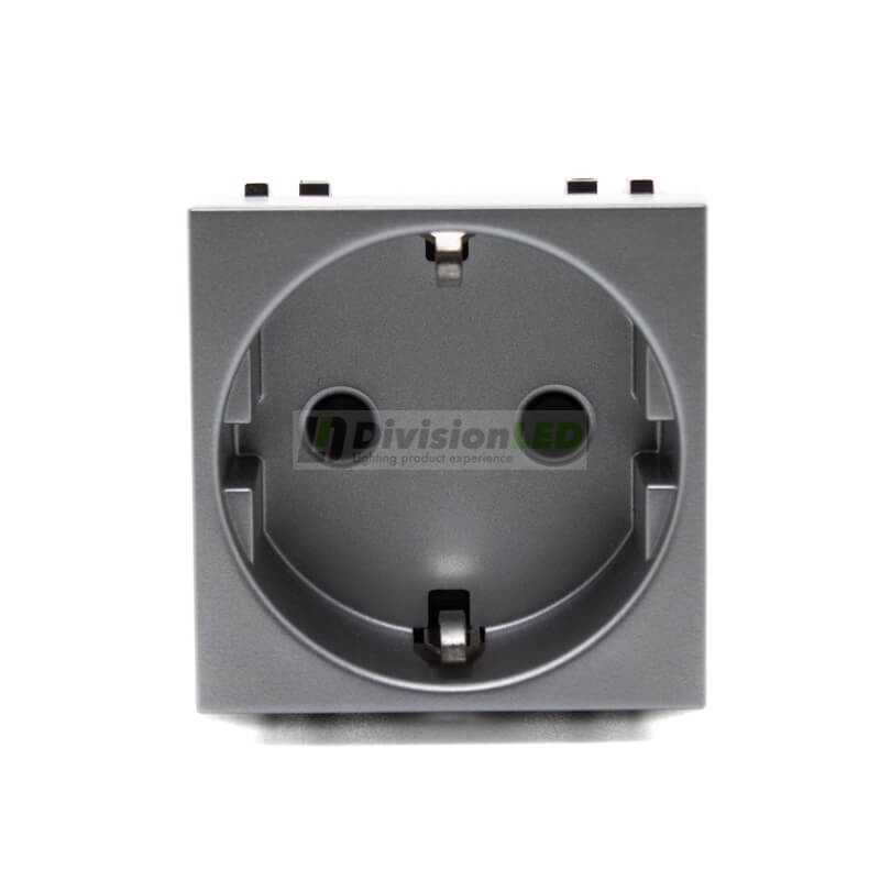 Niessen Zenit N2288 PL Base enchufe schuko 2P+TT plata