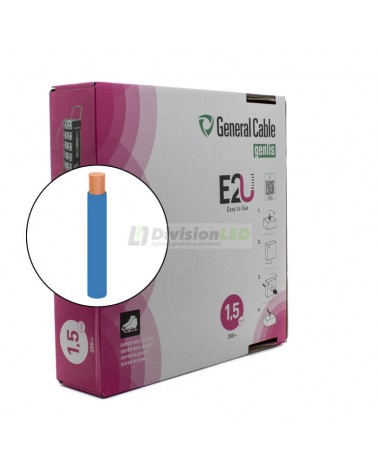 General Cable Genlis-F 1x1.5mm² H07V-K Cable flexible normal azul 200m