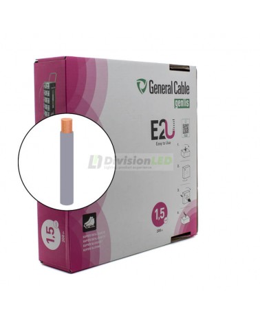 General Cable Genlis-F 1x1.5mm² H07V-K Cable flexible normal gris 200m