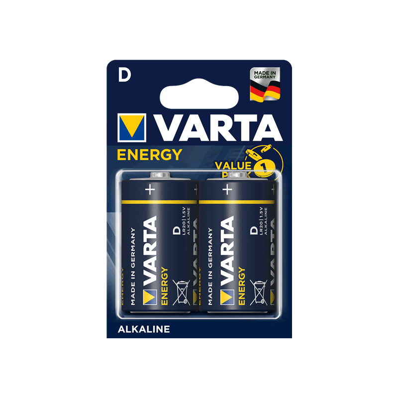 Pilas alcalinas Varta D LR20 HighEnergy - ¡Descúbrelas! - DivisionLED