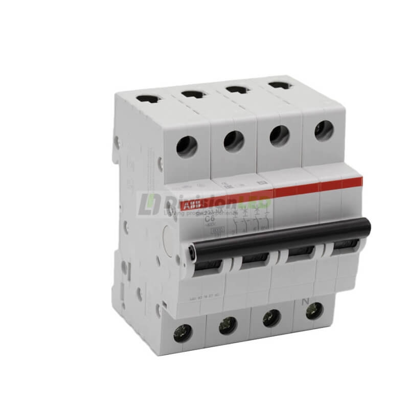 ABB SH203-C6NA Interruptor magnetotérmico 3P+N 6A C 6kA 2CDS213103R0064