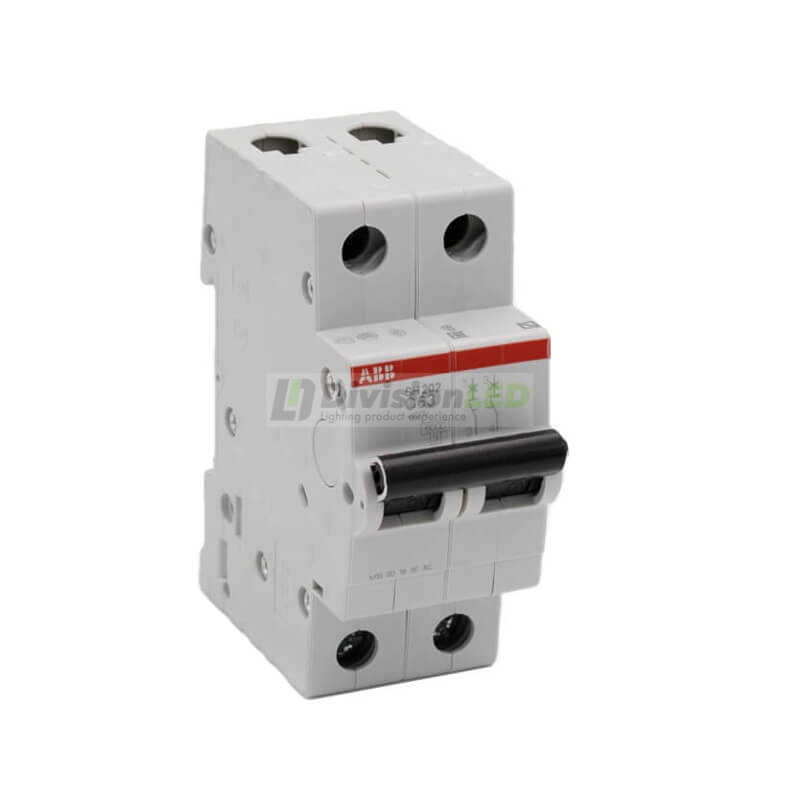 ABB SH202-C63 Interruptor magnetotérmico 2P 63A C 6kA 2CDS212001R0634