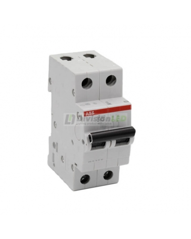 ABB SH202-C63 Interruptor magnetotérmico 2P 63A C 6kA 2CDS212001R0634