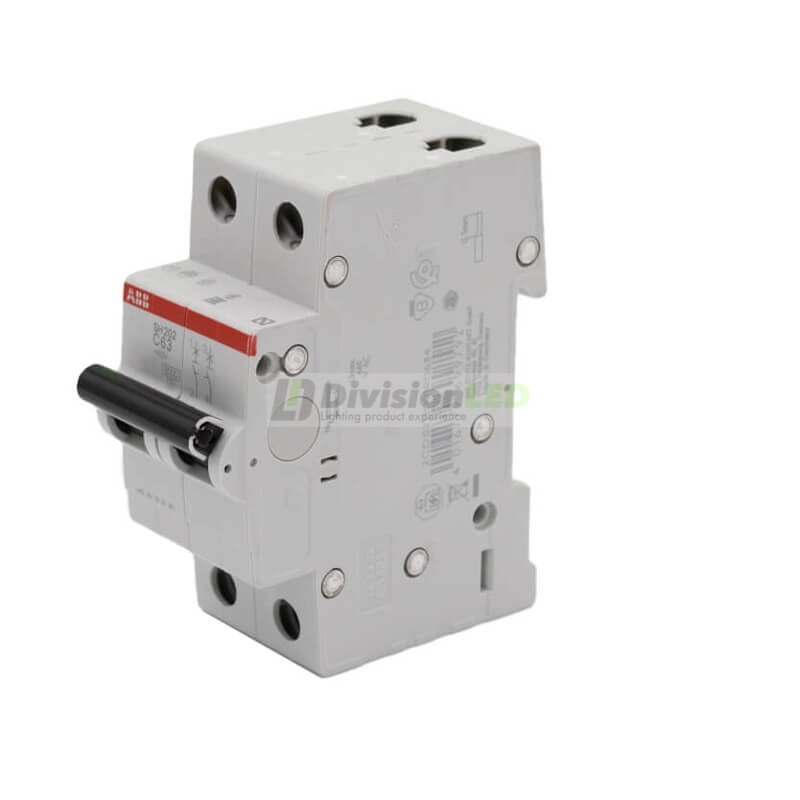 ABB SH202-C63 Interruptor magnetotérmico 2P 63A C 6kA 2CDS212001R0634