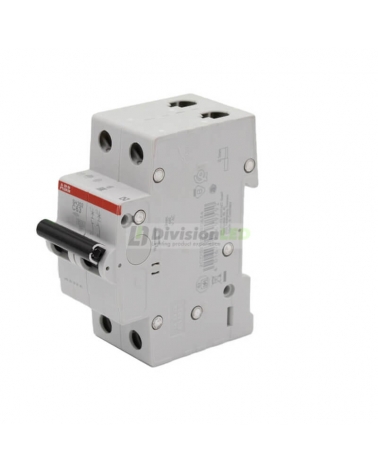 ABB SH202-C63 Interruptor magnetotérmico 2P 63A C 6kA 2CDS212001R0634