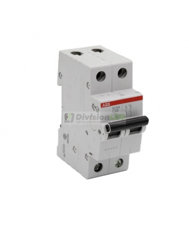 ABB SH202-C50 Interruptor magnetotérmico 2P 50A C 6kA 2CDS212001R0504