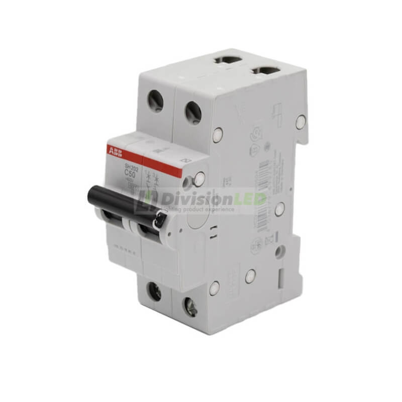ABB SH202-C50 Interruptor magnetotérmico 2P 50A C 6kA 2CDS212001R0504