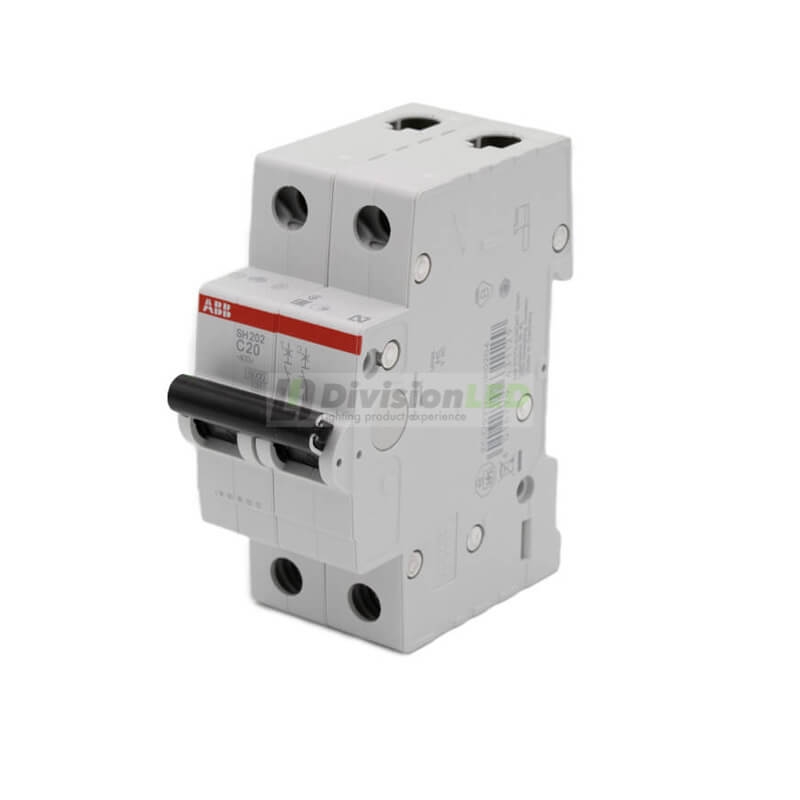 ABB SH202-C20 Interruptor magnetotérmico 2P 20A C 6kA 2CDS212001R0204