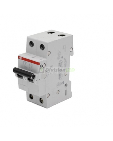 ABB SH202-C25 Interruptor magnetotérmico 2P 25A C 6kA 2CDS212001R0254