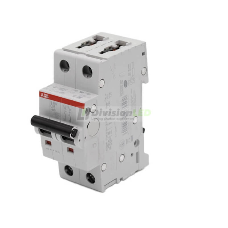 ABB SH202-C6 Interruptor magnetotérmico 2P 6A C 6kA 2CDS212001R0064