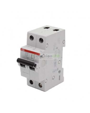 ABB SH202-C32 Interruptor magnetotérmico 2P 32A C 6kA 2CDS212001R0324