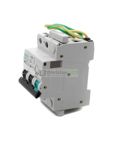 Toscano 10002907 COMBI-MINI 2P25T15 Protector sobretensión permanente y transitoria + IGA monofásico compacto 2x25A