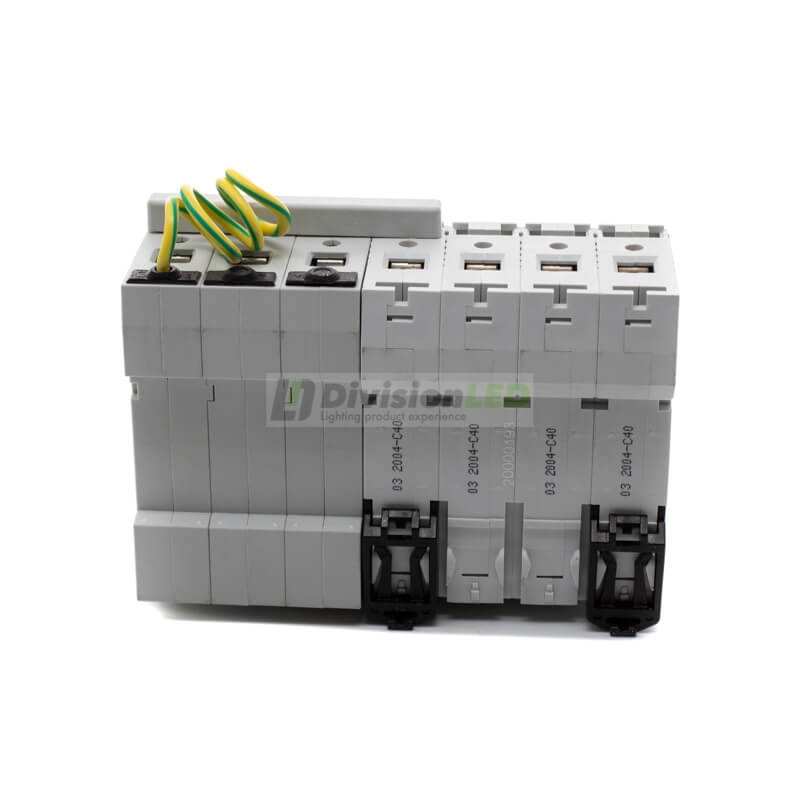 Toscano 10002916 COMBI-MINI 4P40T15 Protector sobretensión permanente y transitoria + IGA trifásico compacto 4x40A