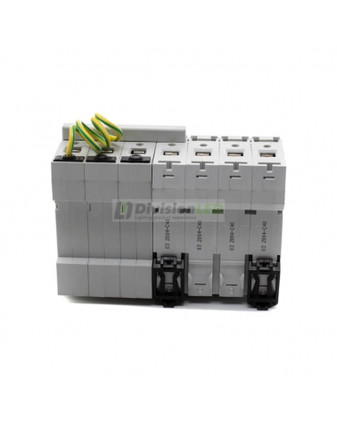 Toscano 10002916 COMBI-MINI 4P40T15 Protector sobretensión permanente y transitoria + IGA trifásico compacto 4x40A