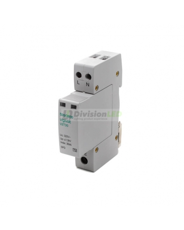 Toscano 10001750 V2T-30 Protector sobretensión transitoria monofásico clase II 1P+N 30kA