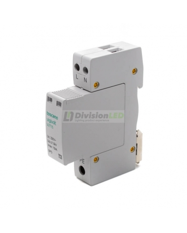 Toscano 10002463 V2T-15 Protector sobretensión transitoria monofásico clase II 1P+N 15kA