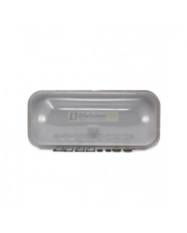 Caja estanca 365x165x75mm IP65 blanco-¡imagen en 360°! - DivisionLED