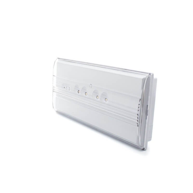 Alumbrado de emergencia 260x114x44 50Lm IP42-¡en 360°! - DivisionLED