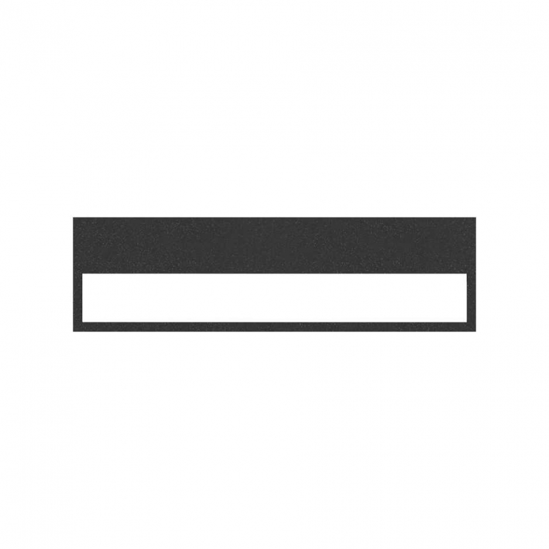 SIMON | 10001640-238 | MARCO MÍNIMO HORIZONTAL DE 4 ELEMENTOS NEGRO MATE SIMON 100