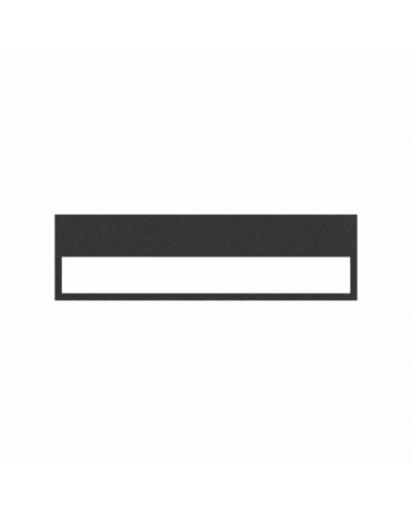 SIMON | 10001640-238 | MARCO MÍNIMO HORIZONTAL DE 4 ELEMENTOS NEGRO MATE SIMON 100