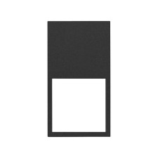 SIMON | 10002620-238 | MARCO MÍNIMO VERTICAL DE 2 ELEMENTOS NEGRO MATE SIMON 100
