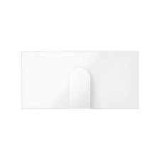 SIMON | 10000051-130 | TAPA PARA SALIDA DE CABLES ESTRECHA BLANCO BRILLANTE SIMON 100