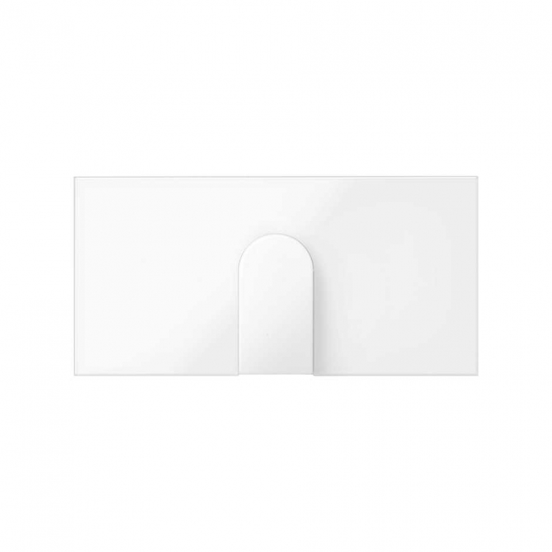 SIMON | 10000051-130 | TAPA PARA SALIDA DE CABLES ESTRECHA BLANCO BRILLANTE SIMON 100